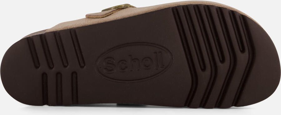 Scholl Klomp Women Fae Suede Sp Dark Beige