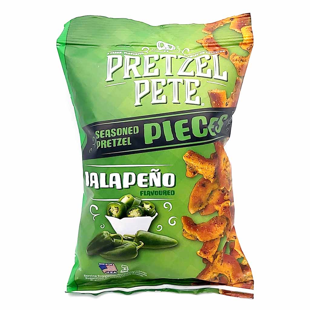 Pretzel Pete Brezelstücke Jalapeno 160g MHD:14.8.25