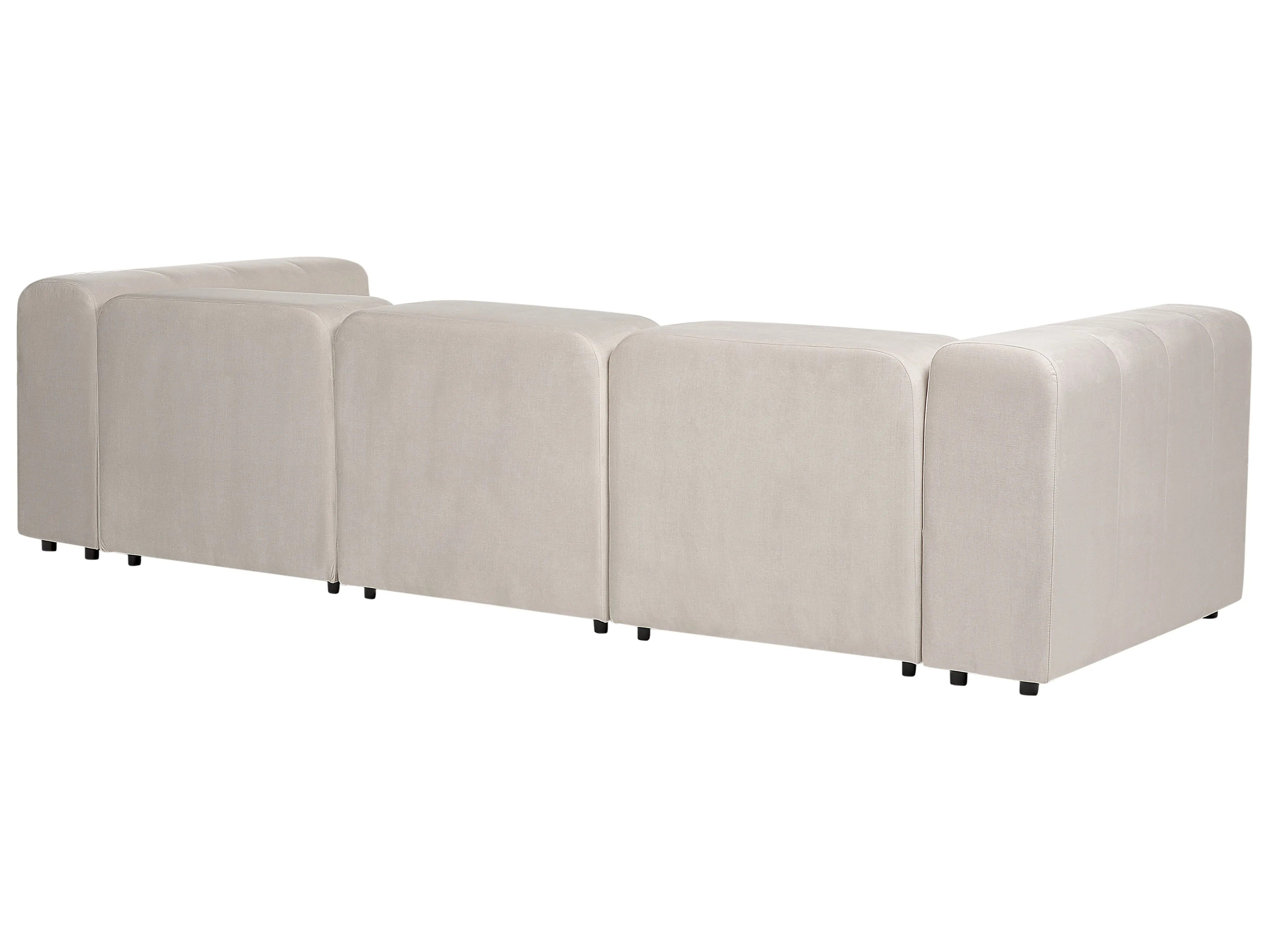 Modulaire bank 3-zits FALSTERBO Fluweel Beige