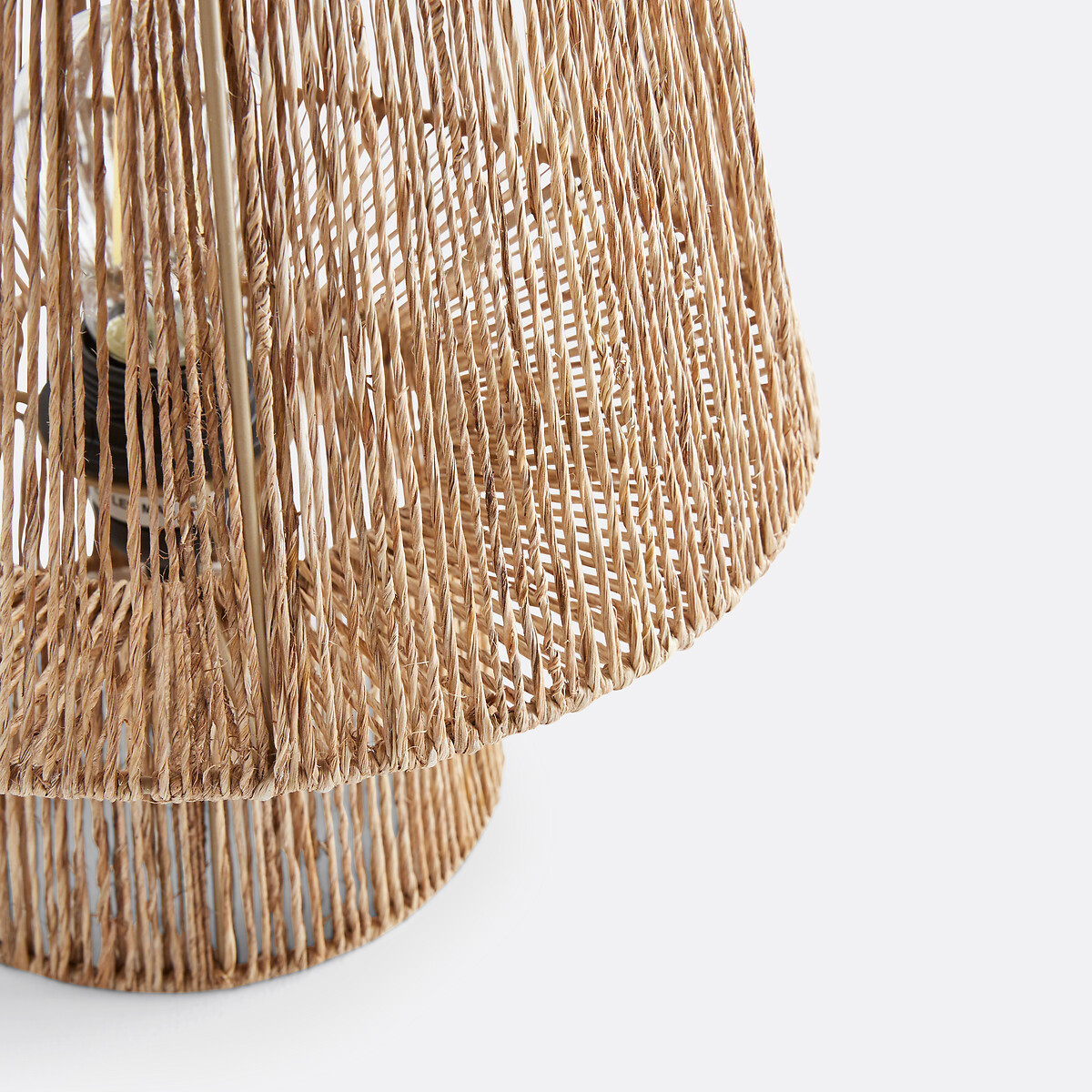 LA REDOUTE INTERIORS<br>Candeeiro em juta, Yaku