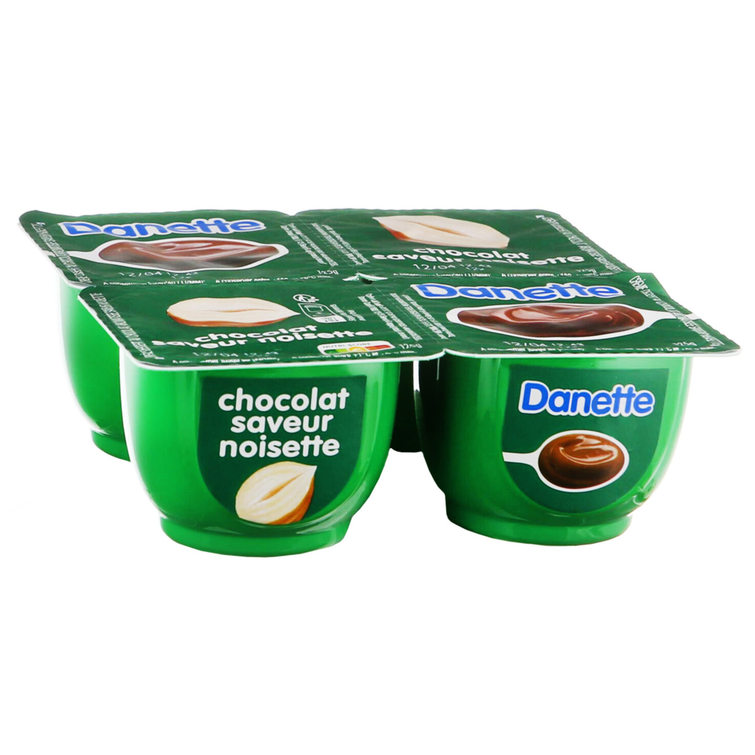 Danone Danette Schokoladen Haselnuss 4x125g