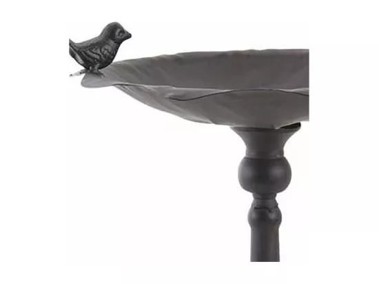 Bain oiseaux sur pied en fonte