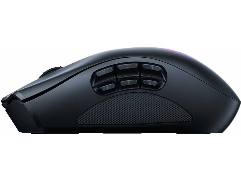 Razer Gaming-Maus Naga V2 Pro Kabellose Gaming-Maus mit optischem 30'000 dpi Sensor und RGB-Beleuchtung