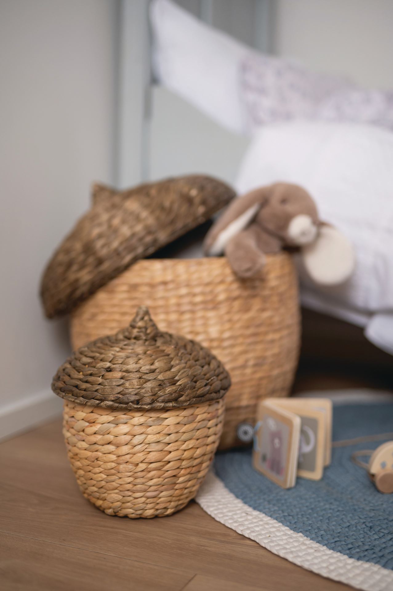Basket small natur - 23x23x26 cm