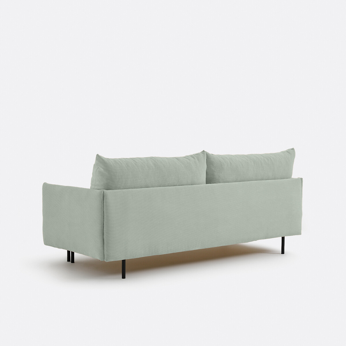 LA REDOUTE INTERIEURS<br>Sofá-cama de veludo cotelê fino, ZOFT