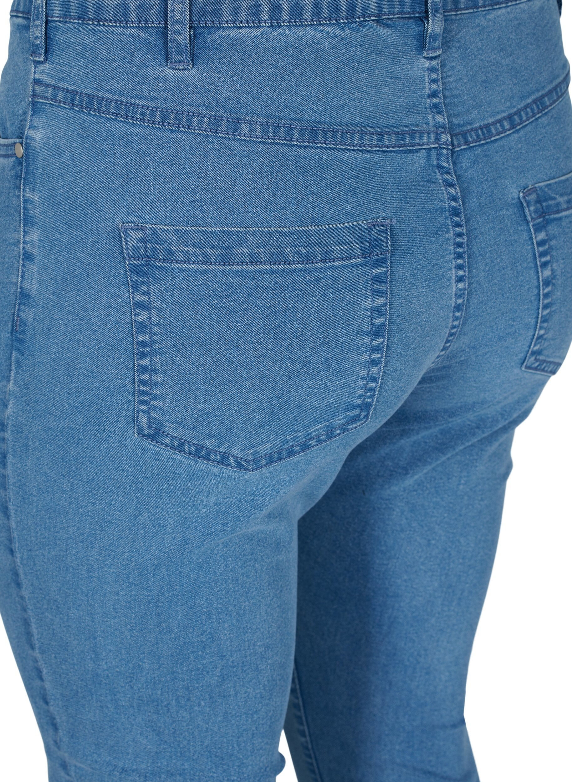 Højtaljede super slim Amy jeans