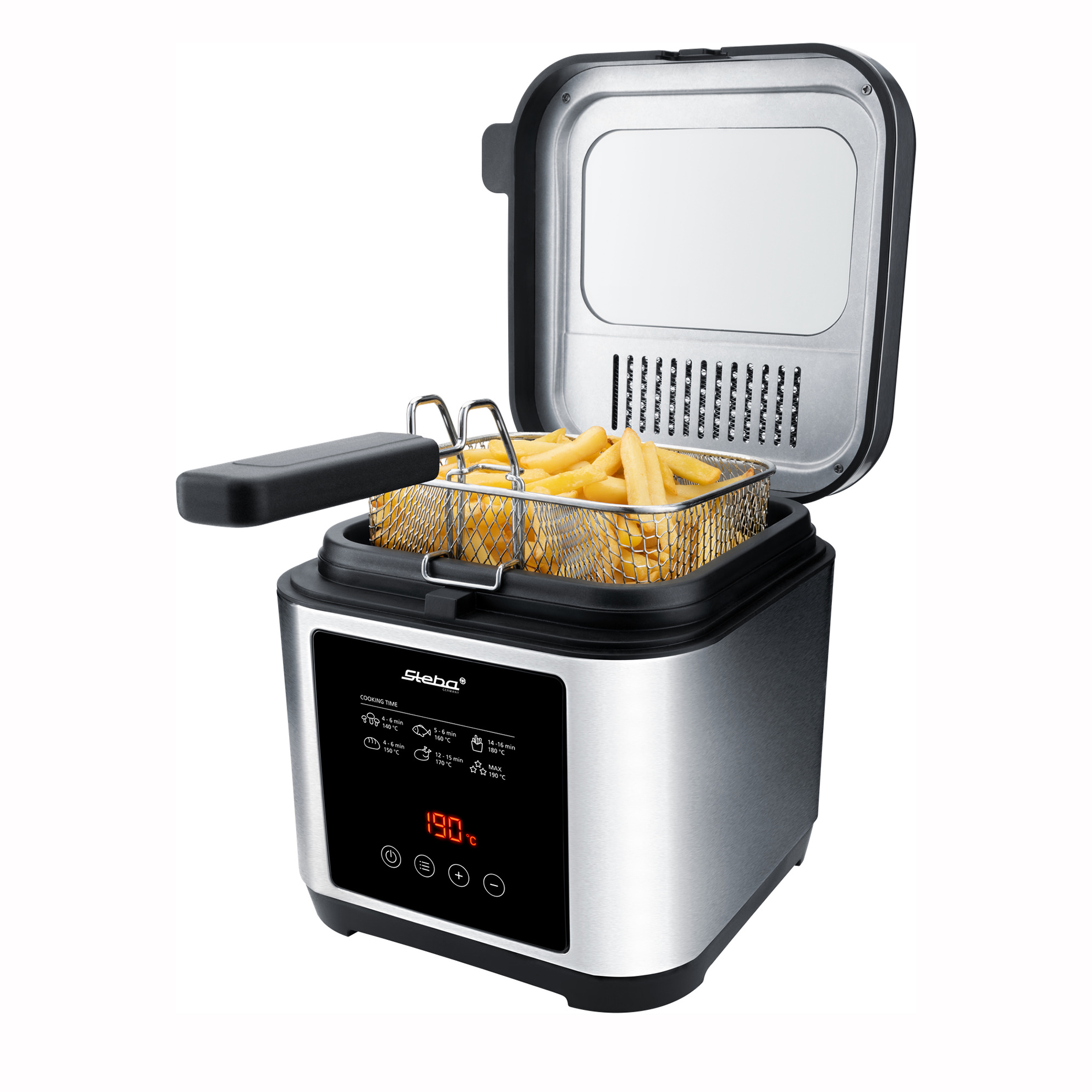 STEBA Fritteuse DF150 - Edelstahl - 2,5 Liter