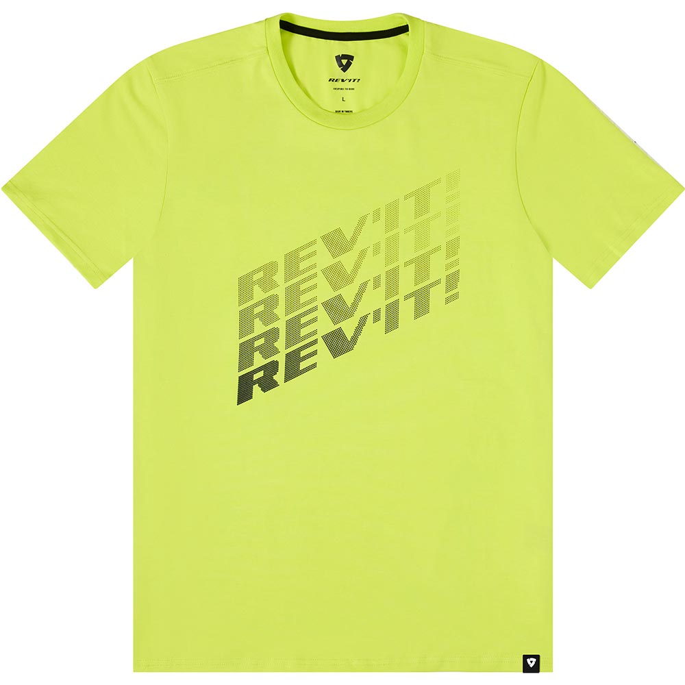 Rev'it - T-shirt Travis Jaune fluo