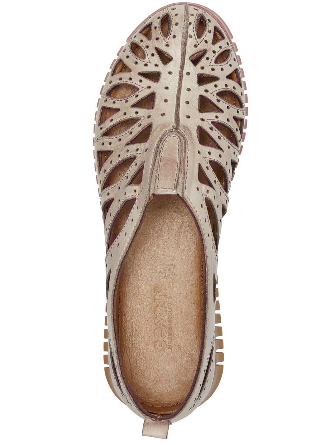 Gemini Slipper aus schattiertem Nappaleder