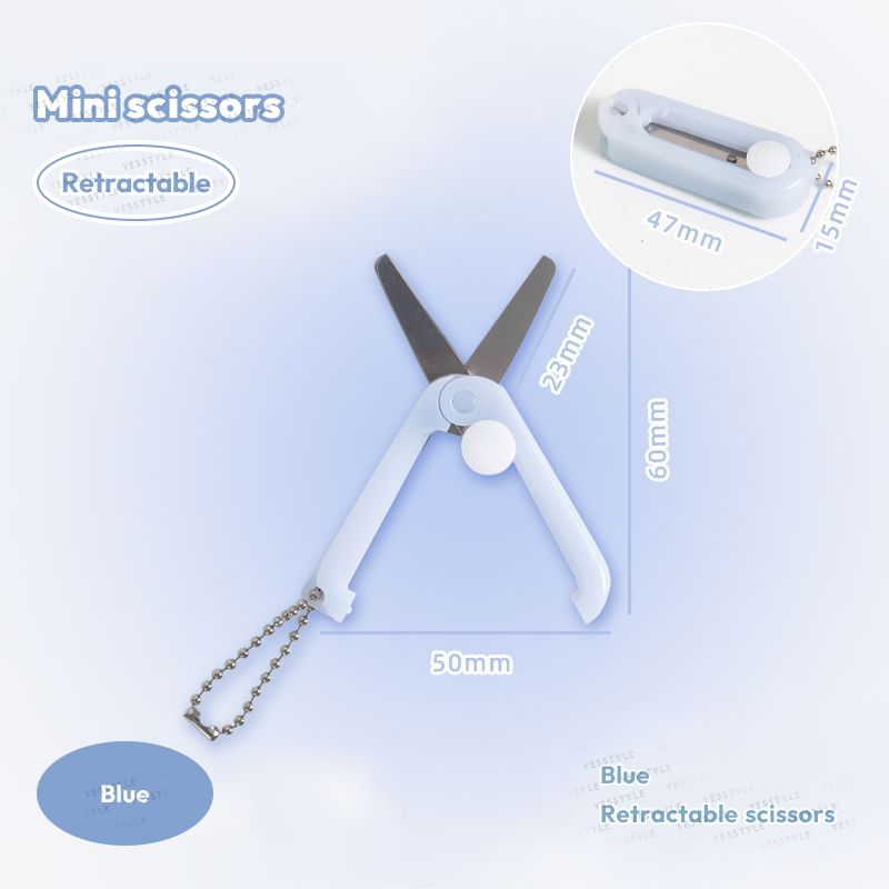 NEJA - Intrekbare mini-schaar sleutelhanger