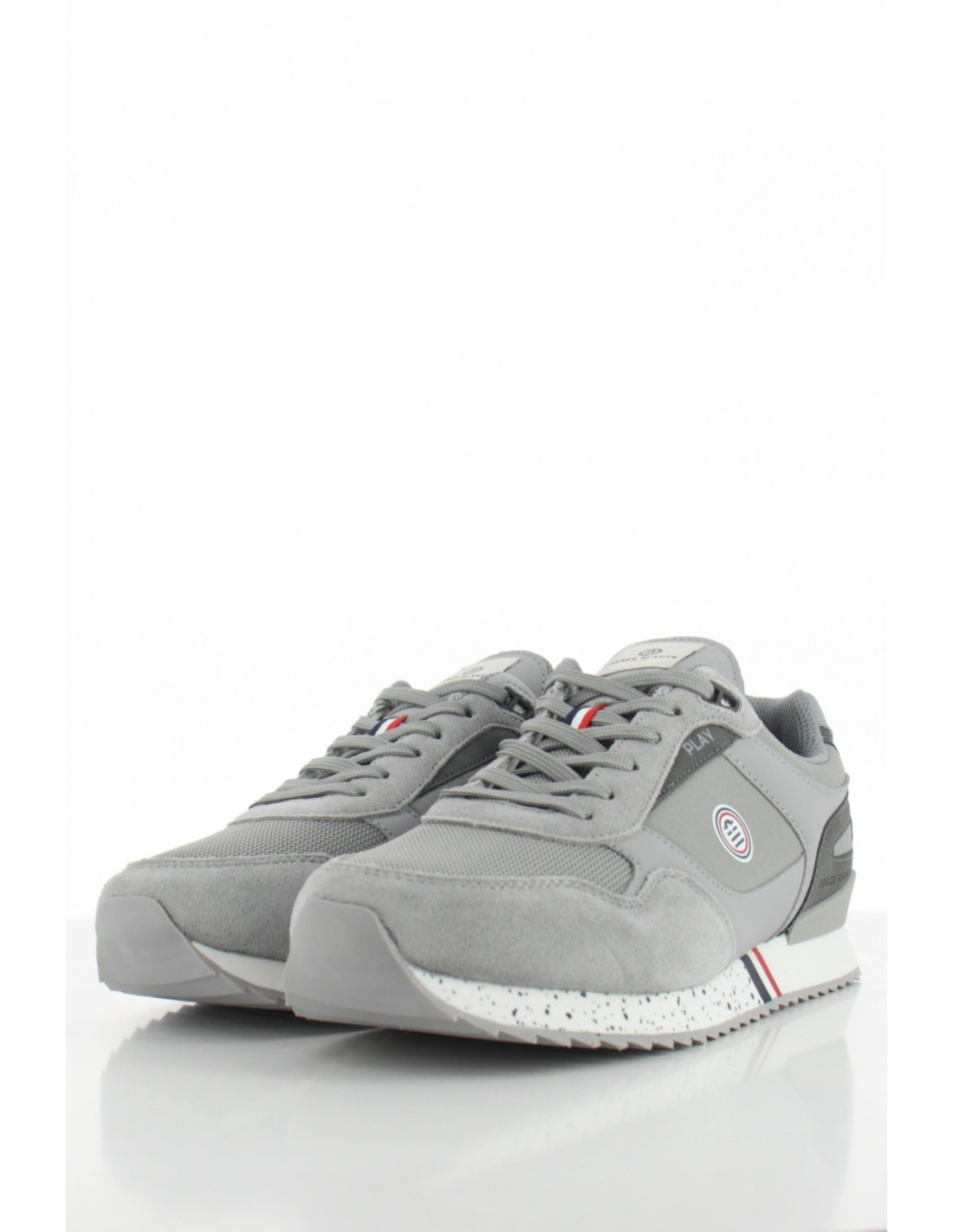 serge blanco Baskets De Ville Homme Chamonix Gris/Blanc