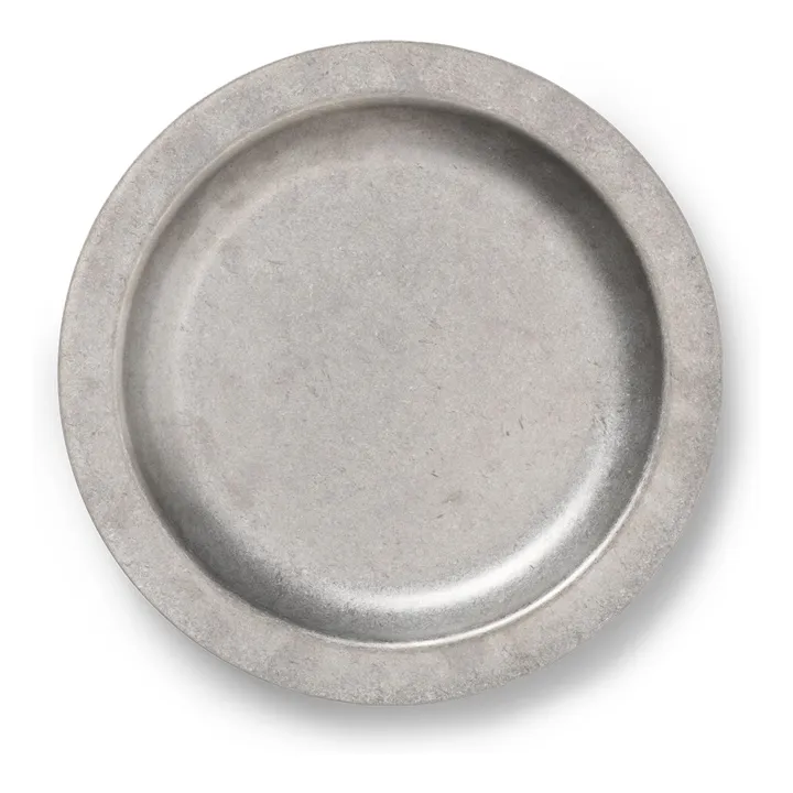 Ferm Living Assiette Tumbled | Acier