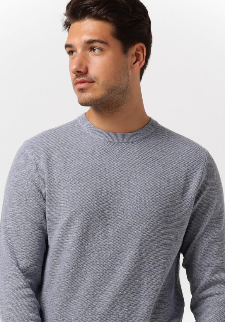 PROFUOMO lichtblauwe profuomo trui pullover crew neck
