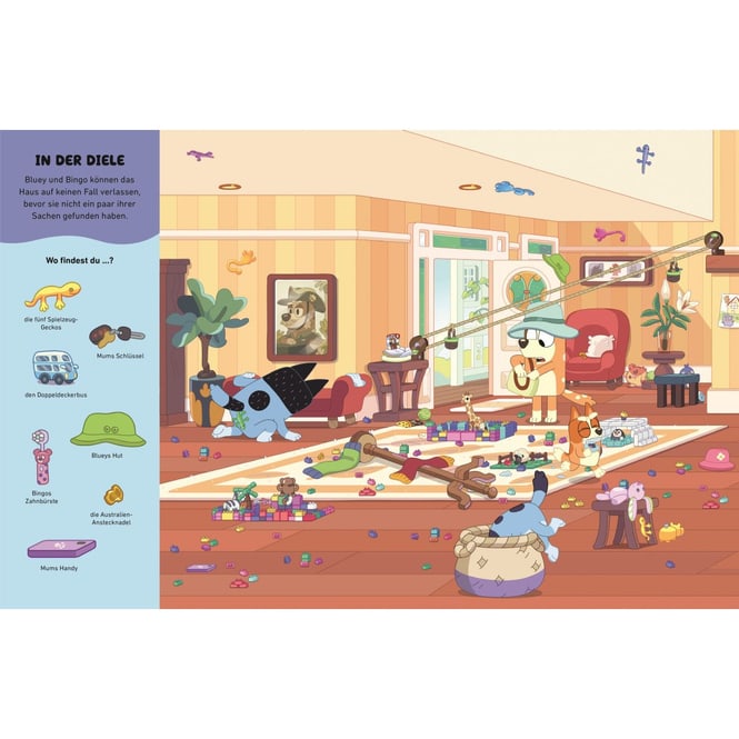 Bluey - Wo ist Bluey? - Ein Such- und Wimmelbuch