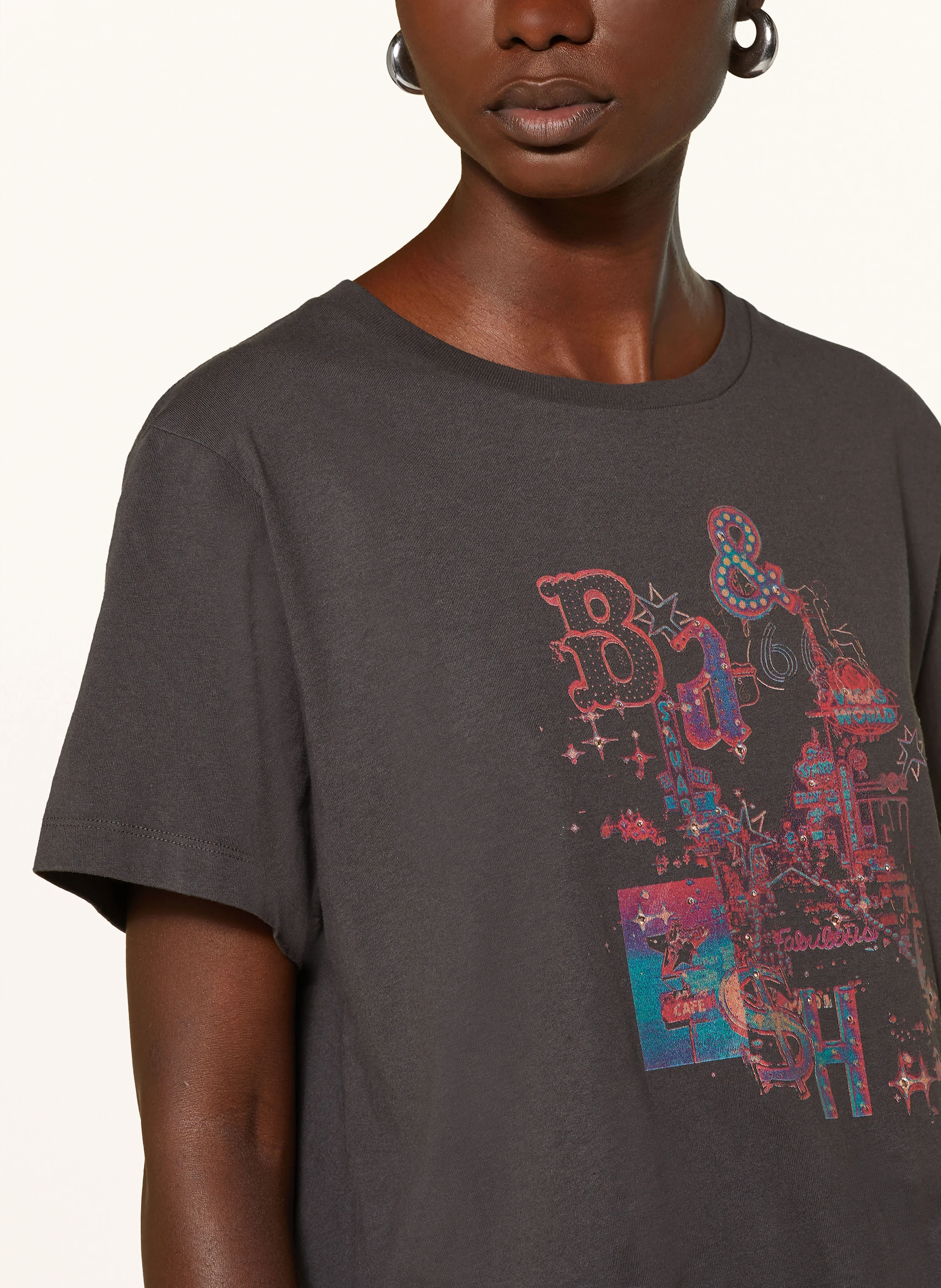 ba&sh T-Shirt ERAVE mit Schmucksteinen