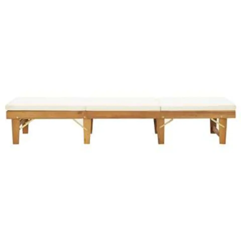 vidaXL - Ligbed - Bruin - Hout