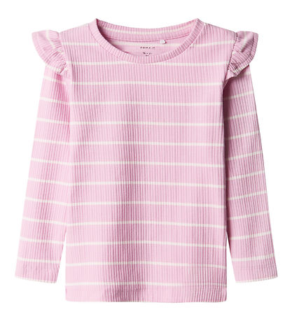 Name It Bluse - Rib - NmfKianna - Pastel Lavender/Festival Bloom