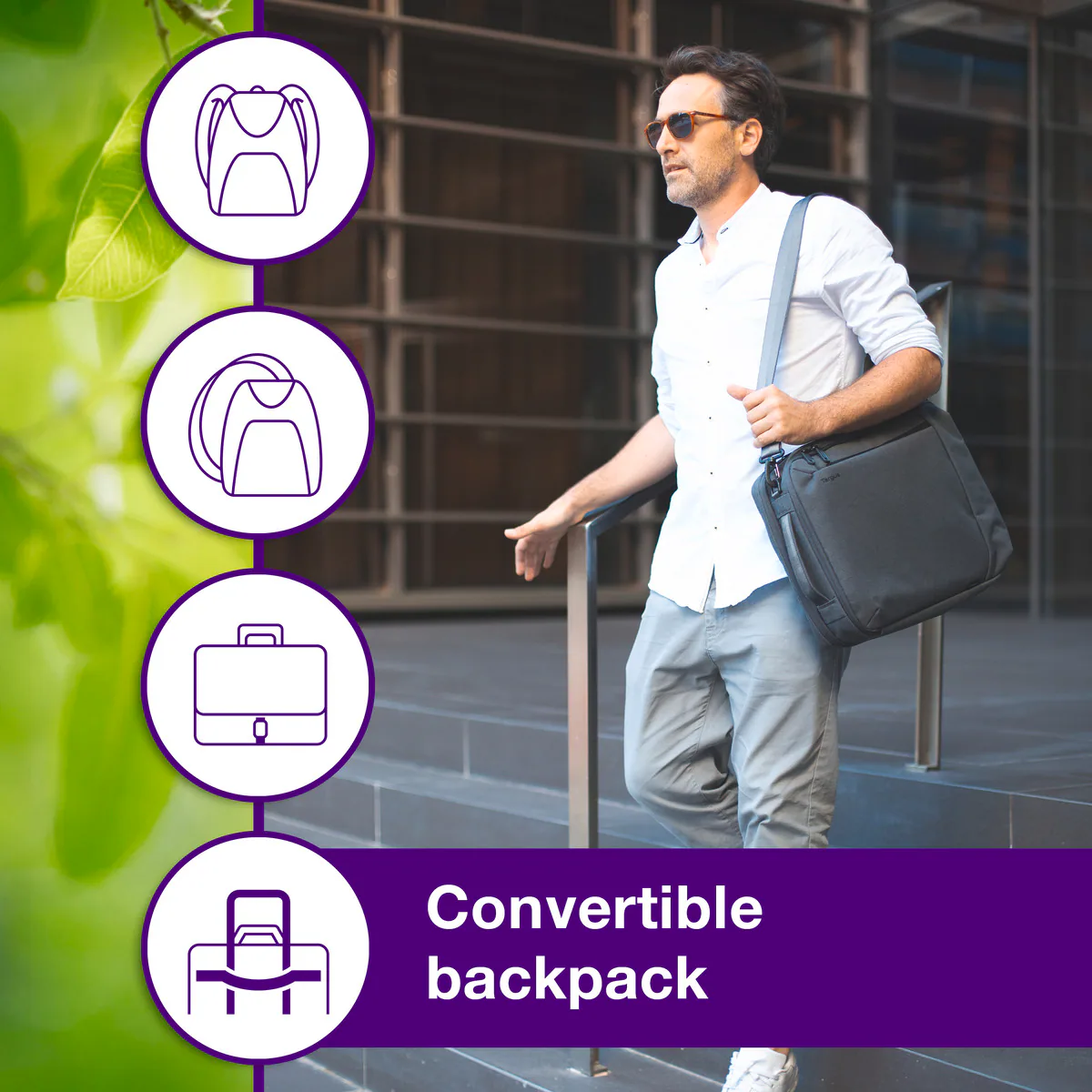 Targus Cypress Convertible EcoSmart Rucksack (15.6