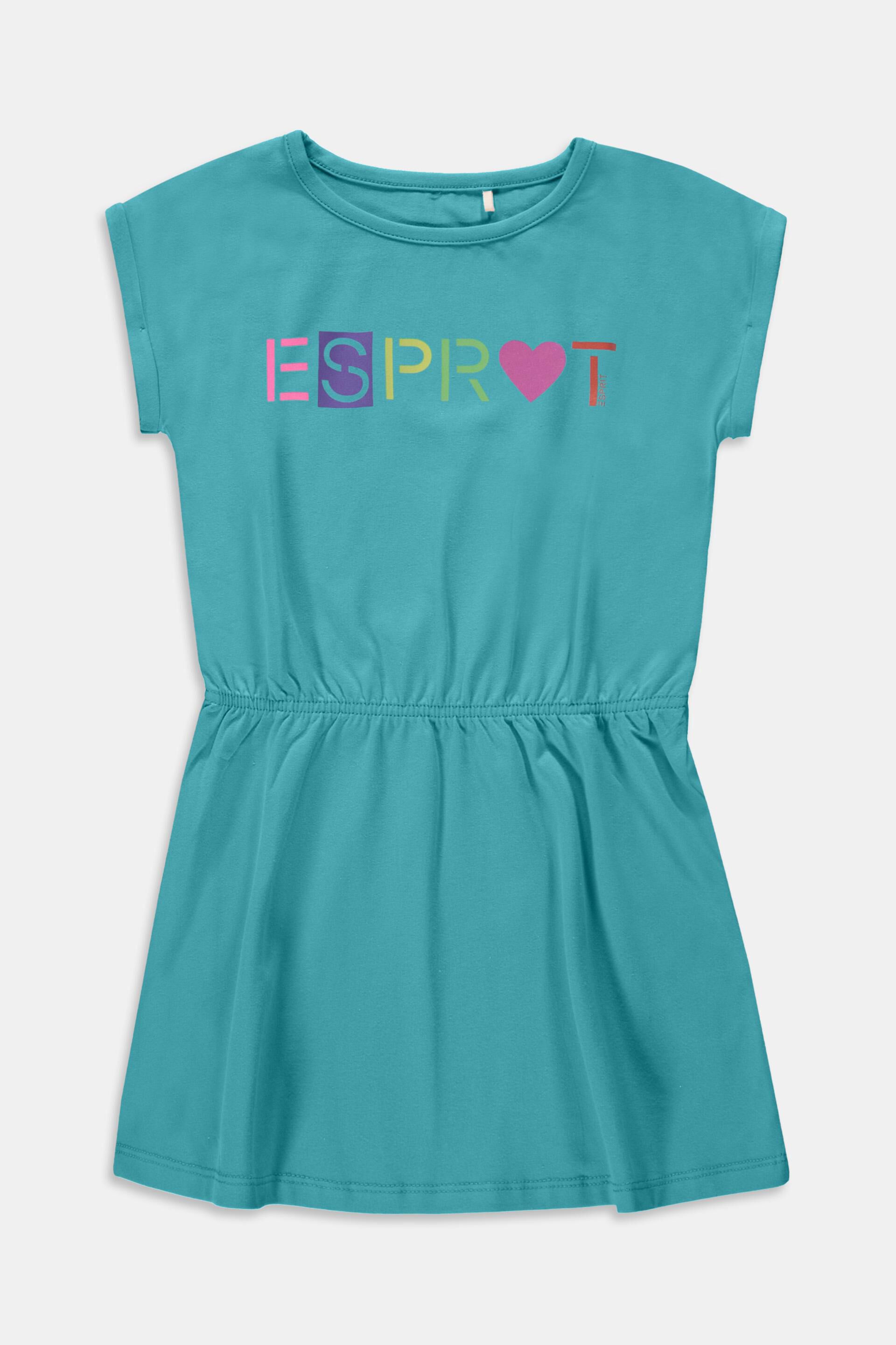 Mini-robe en jersey à logo imprimé