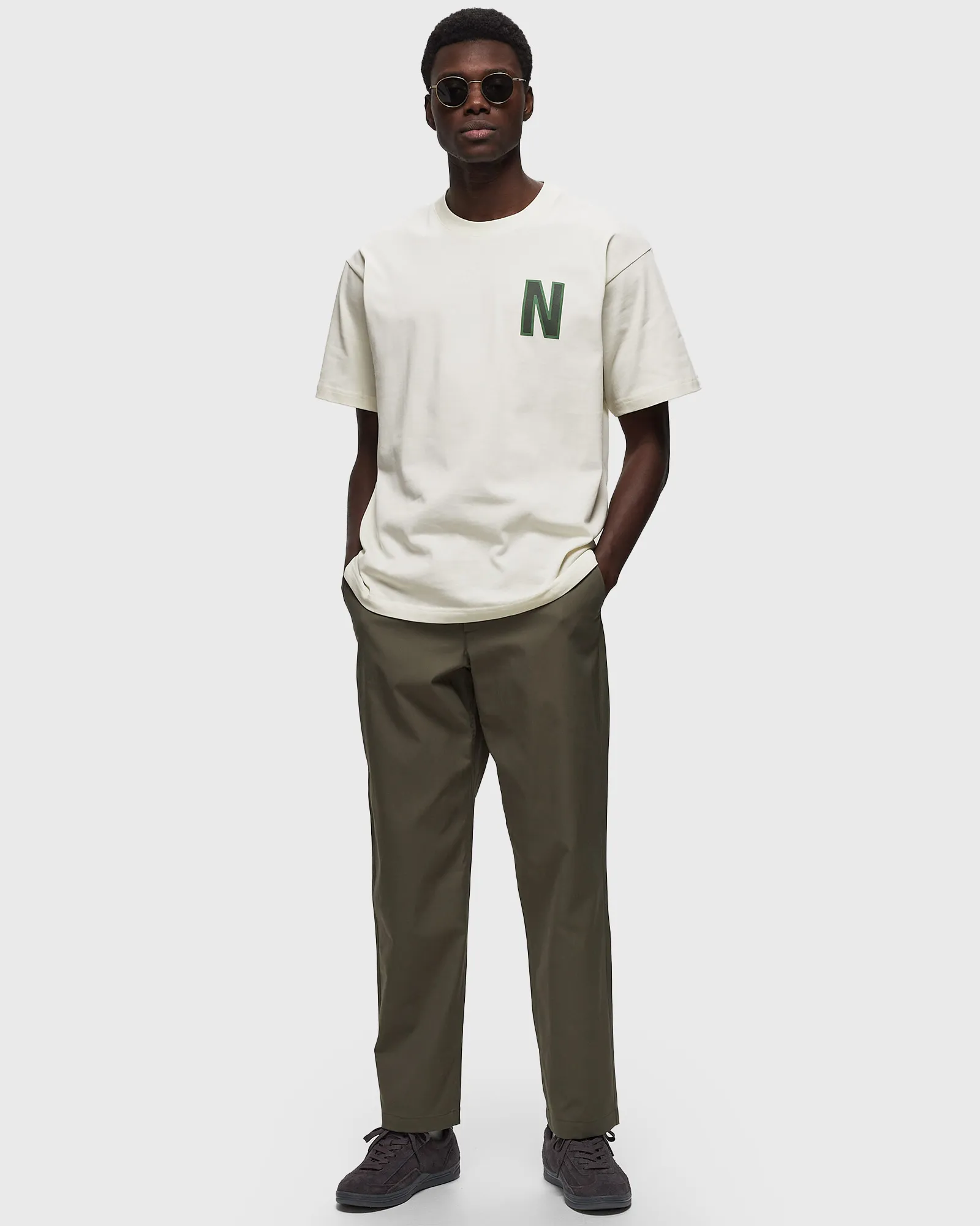 Norse Projects Simon Loose Organic Heavy Jersey Large N T-Shirt