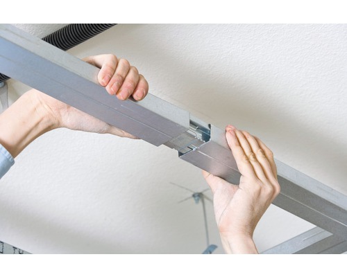 Knauf multiconnector 100 mm voor CD-profielen 60/27 mm, verpakking van 100 stuks.