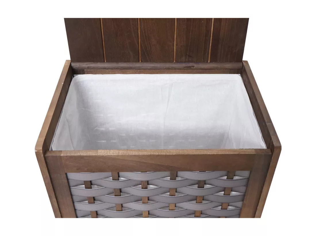Panier à linge MCW-G37, brun