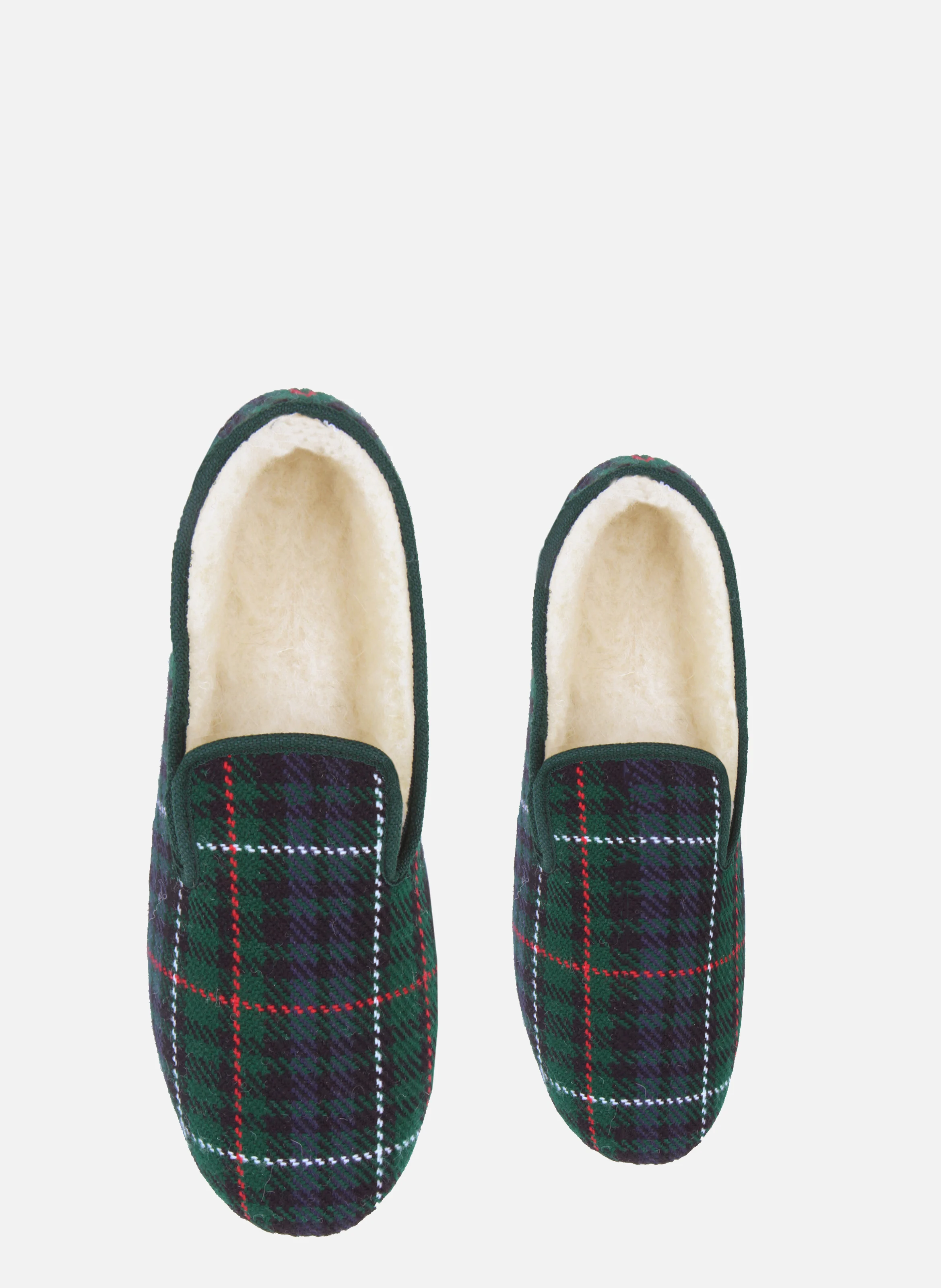 Charentaises tissu | Vert