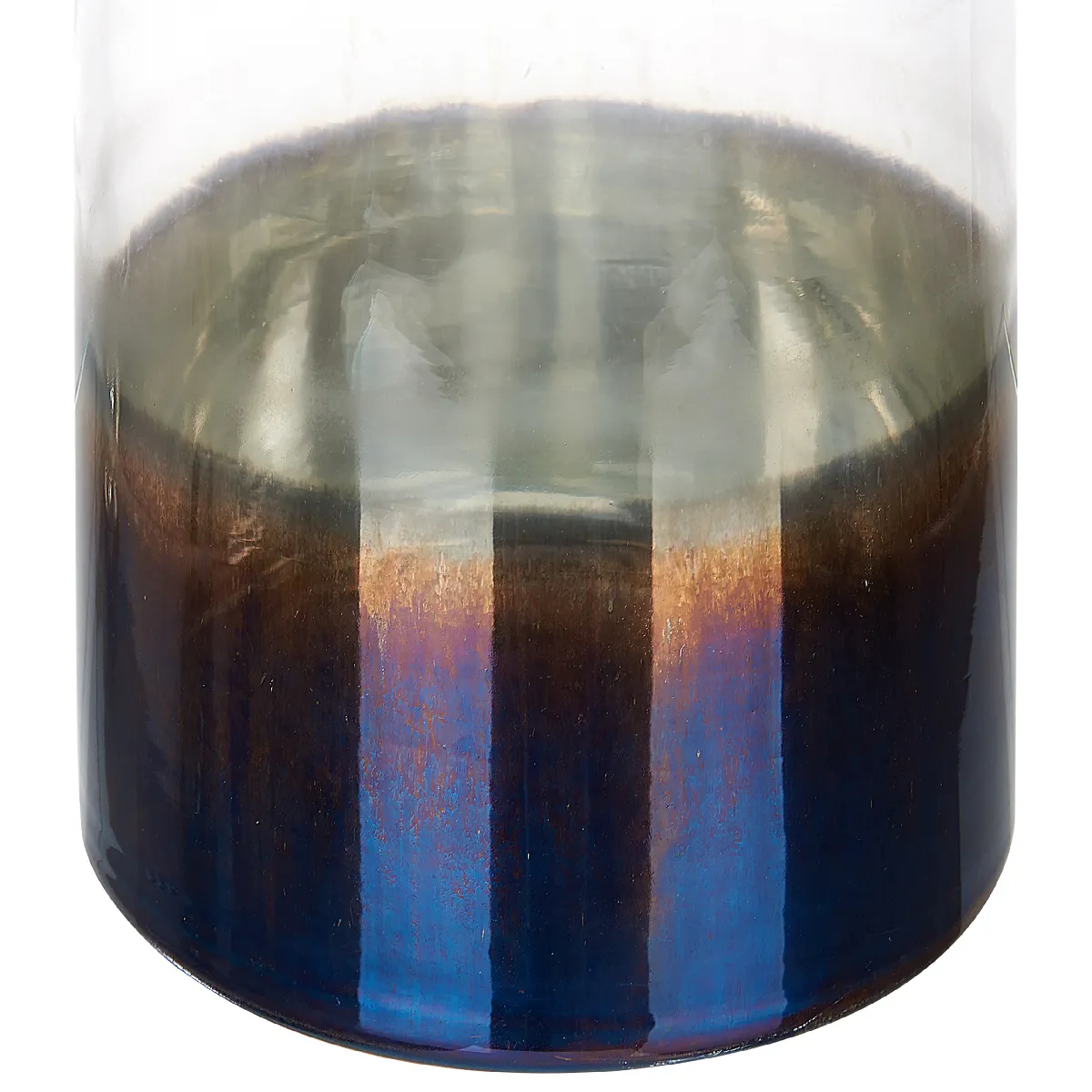 Beliani Vase BHATURE Verre Multicolore