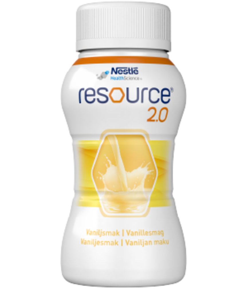 Resource 2,0 vaniljesmak 4x200 ml