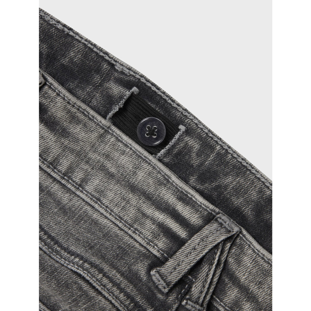 Køb Name It Light Grey Denim Nkfpolly Skinny Støvle Jeans 1142-Au Noos