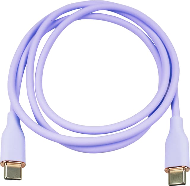 Moomin 20W USB-C til USB-C vægoplader 1m (lilla)