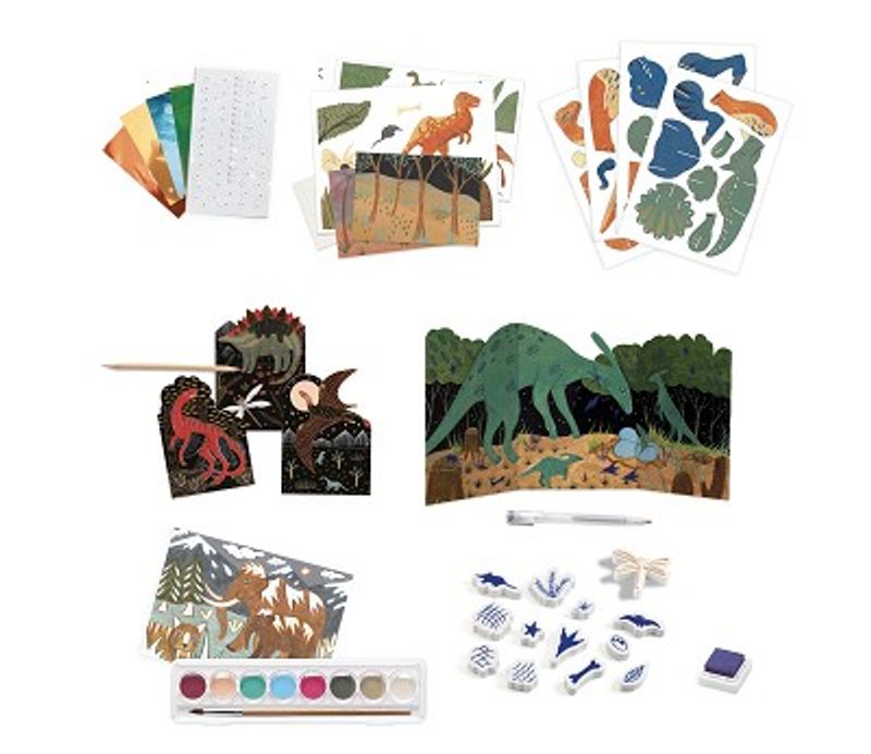 Djeco Stort Hobbysett med Dinosaurer