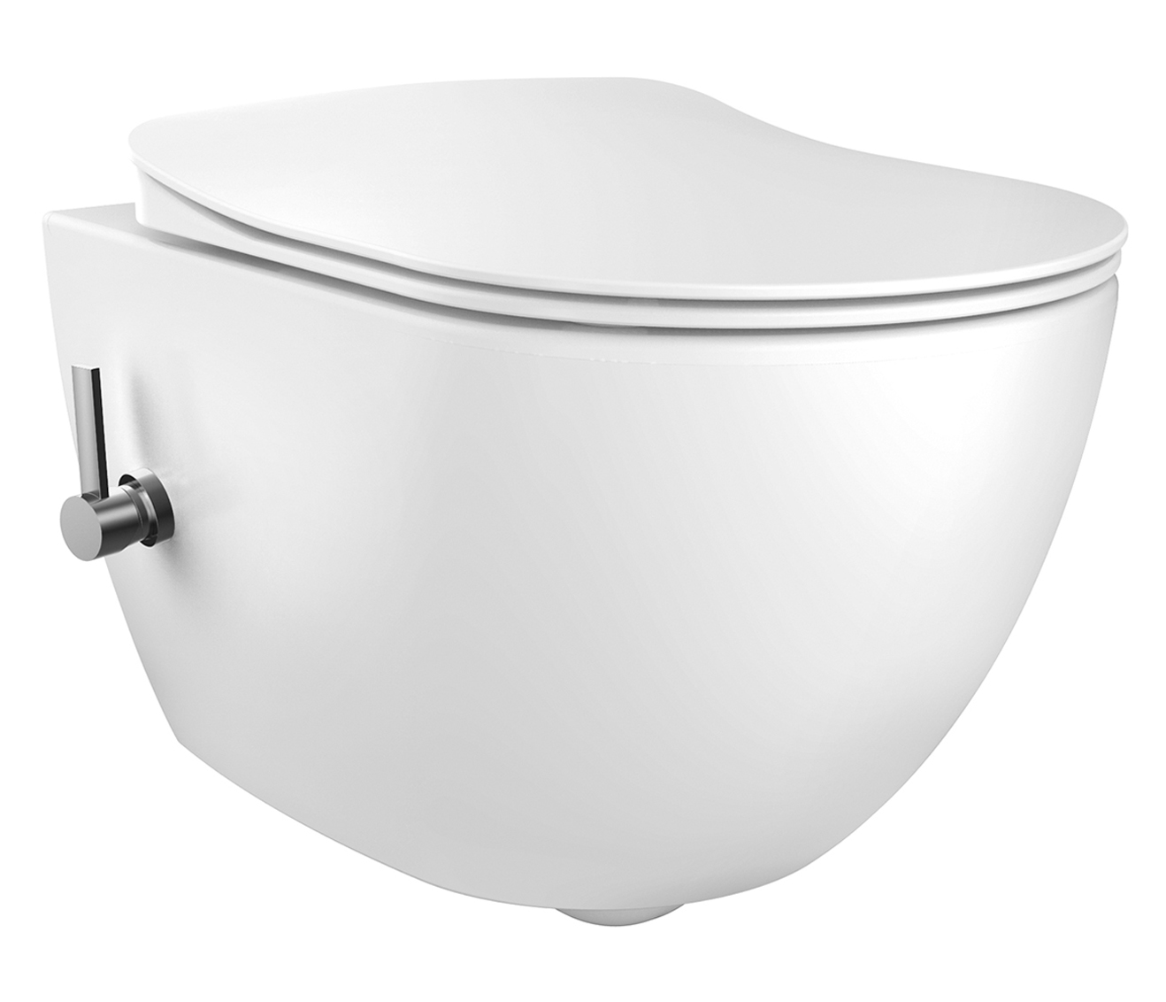 SaniGoods Bidet toilet met koudwater sproeier randloos zonder zitting