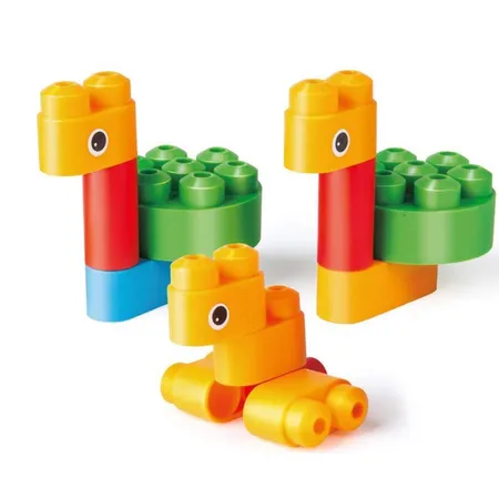 Hape PolyM Bausteine Vögel und Waldtiere