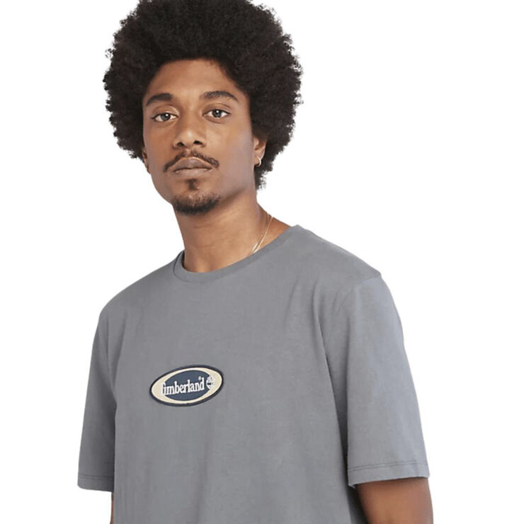 TIMBERLAND heavyweight oval logo t-shirt Blue