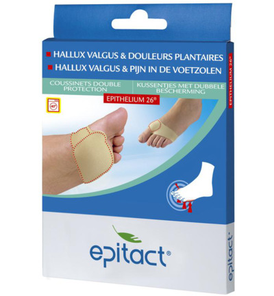 Epitact Voetzoolkussentjes dubbel maat 39/41 (2 stuks)