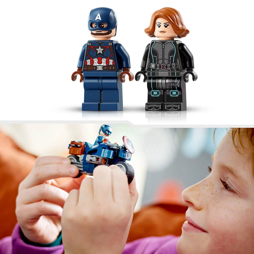 LEGO®MARVEL SUPER HEROES™ 76260 - LES MOTOS DE BLACK WIDOW ET DE CAPTAIN