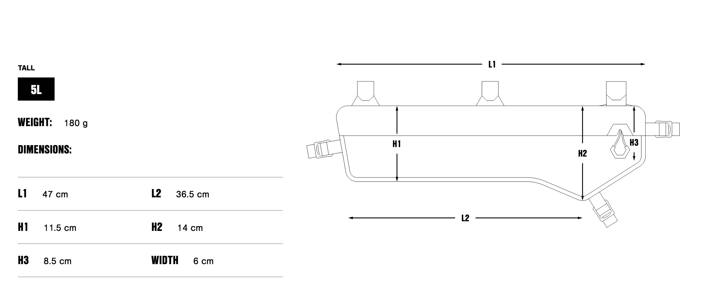 Expedition Frame Pack (5L TALL)