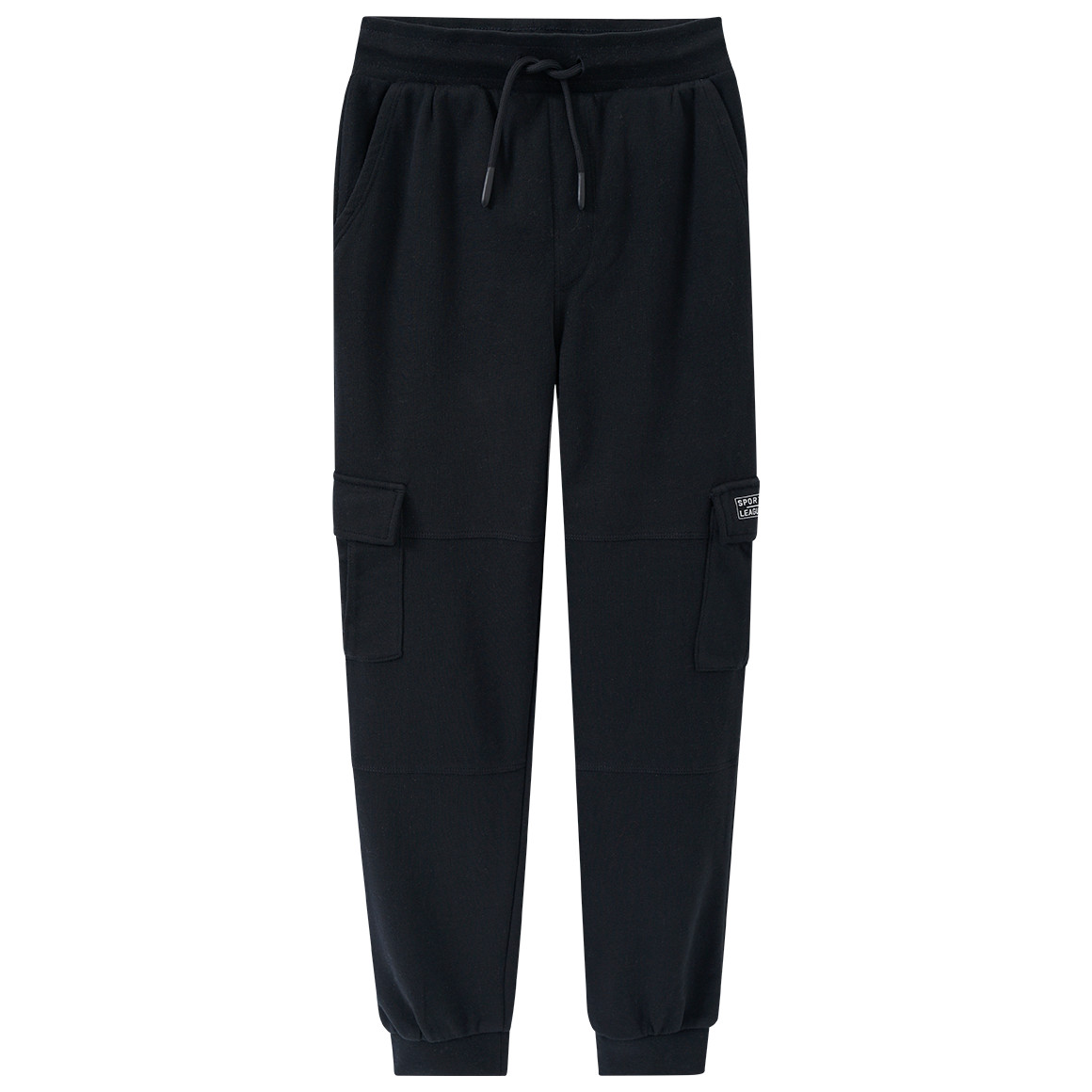 Yigga Jungen Jogginghose mit Cargotaschen schwarz