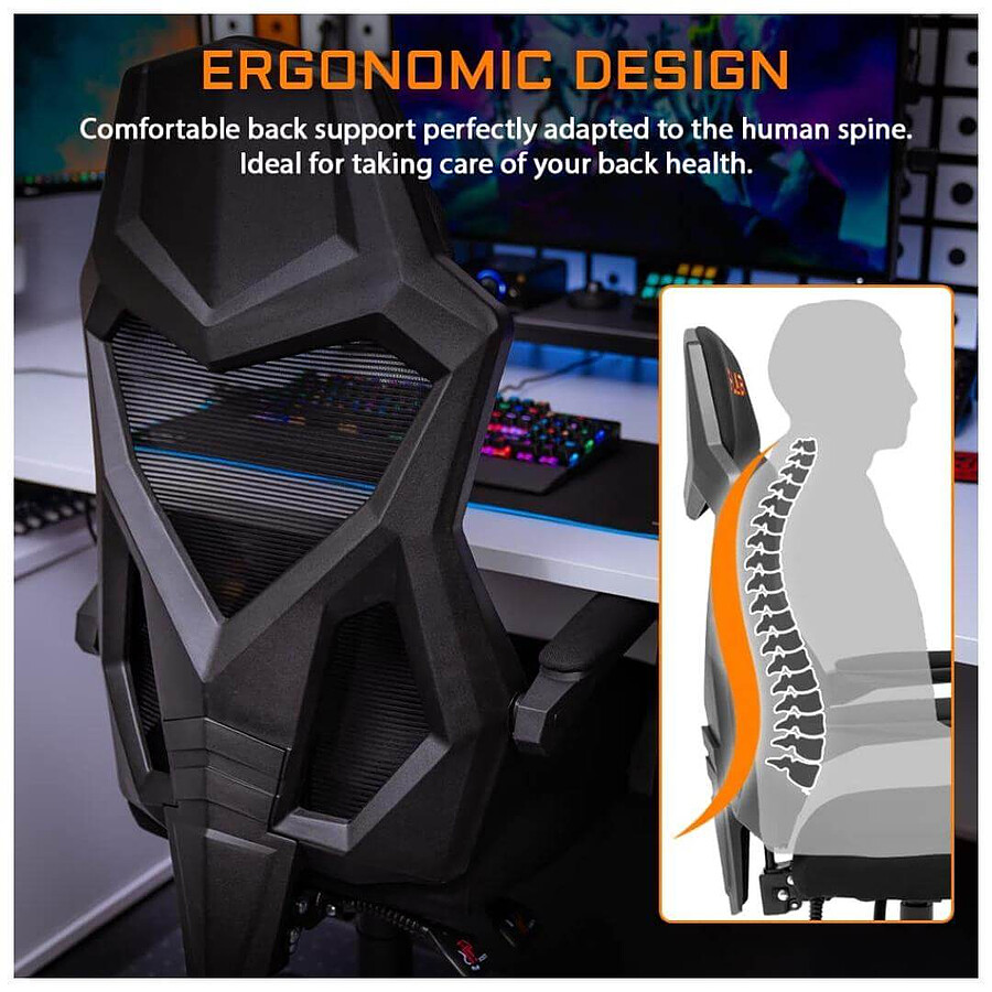 The G-Lab K-Seat Rhodium Atom - Noir