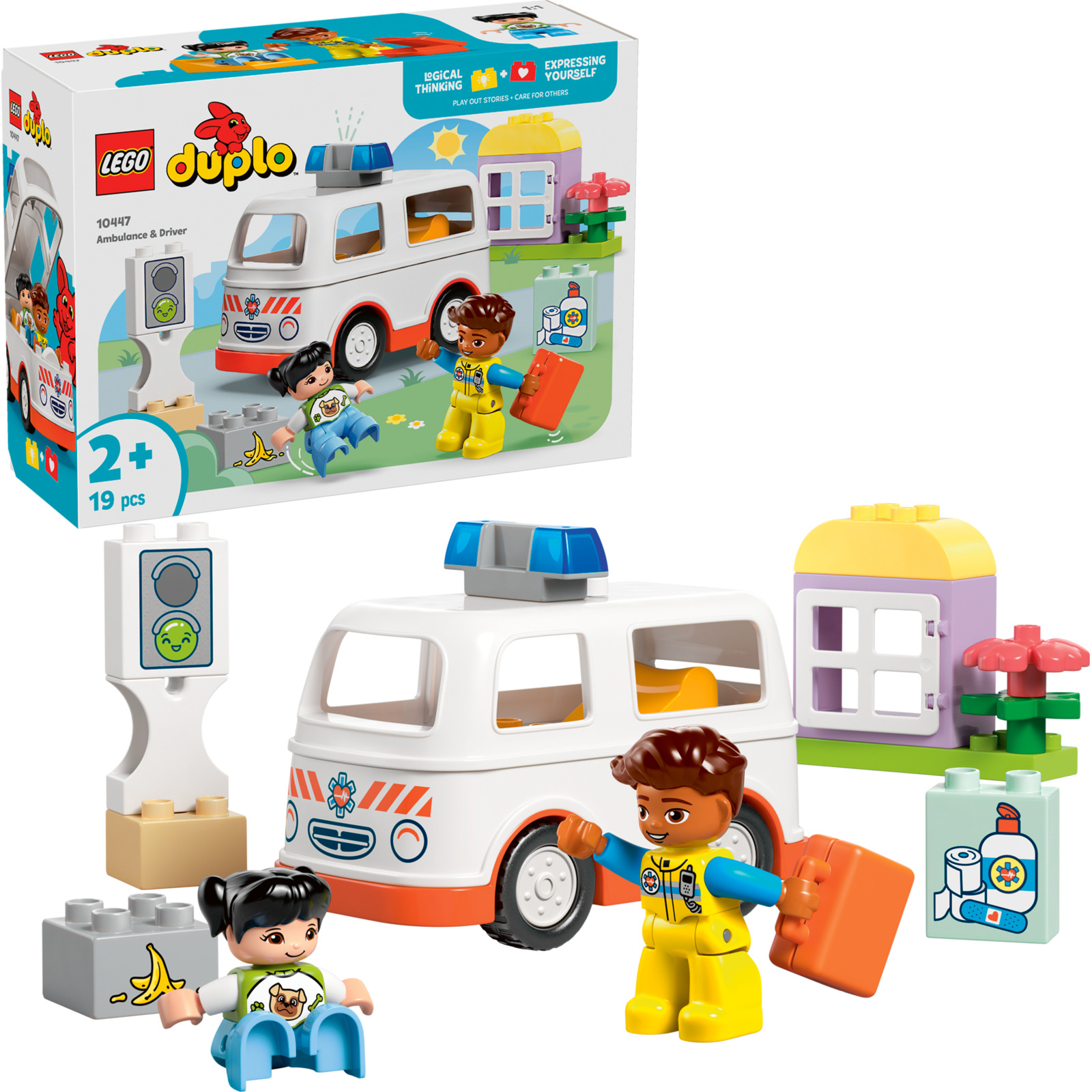 LEGO Duplo Rettungswagen mit Fahrer 10447