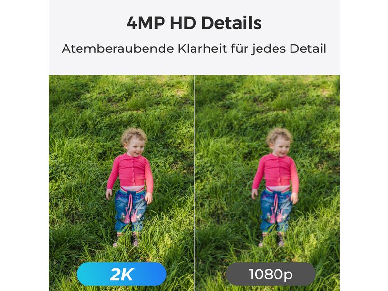 Reolink Netzwerkkamera Lumus E430 2K WiFi 2K/4MP WLAN Kamera mit Scheinwerferlicht, 2-Wege-Audio, Sirene, Bewegungserkennung & Farbnachtsicht