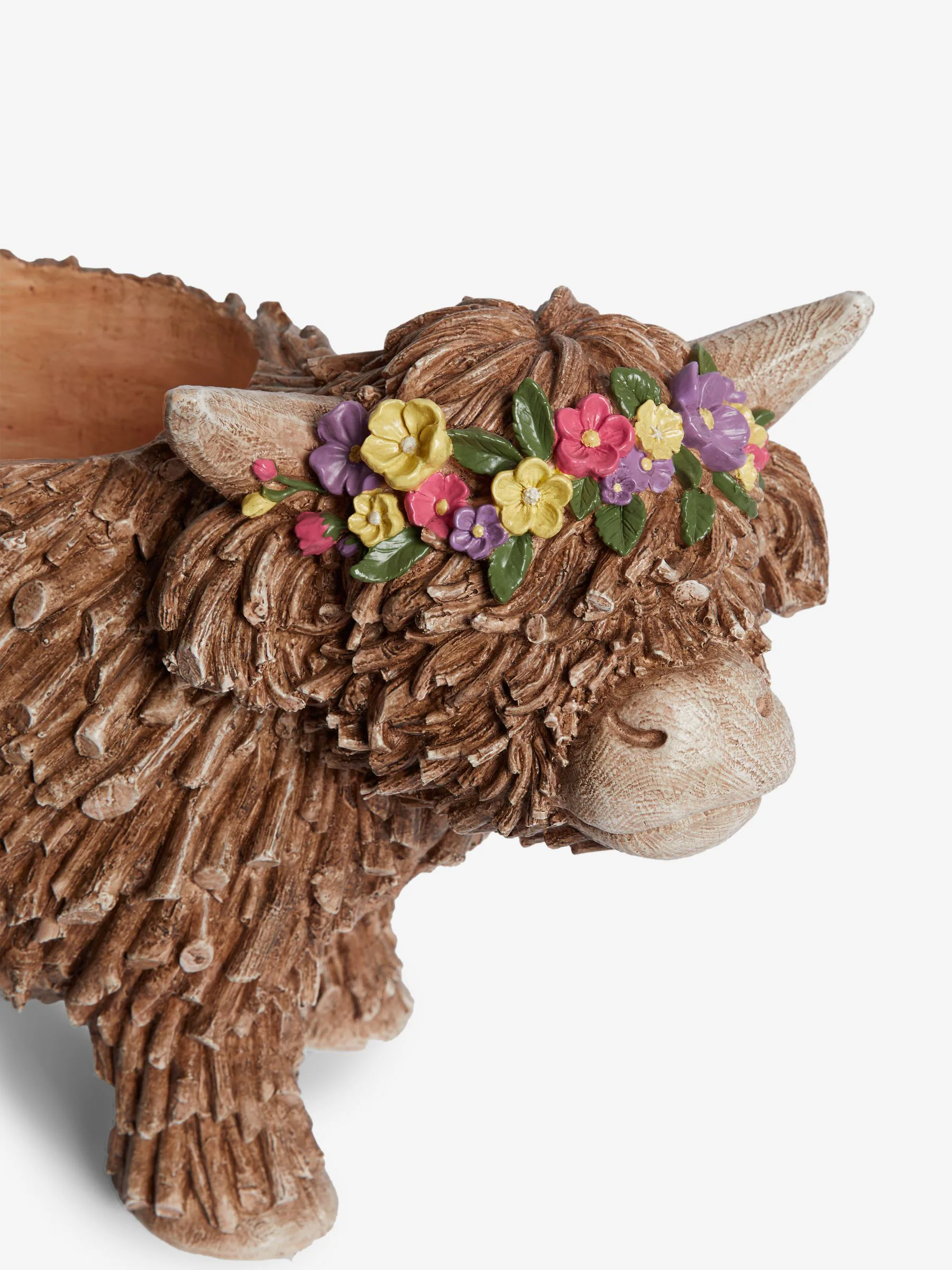 Outdoor Hamish The Highland Cow plantenpot