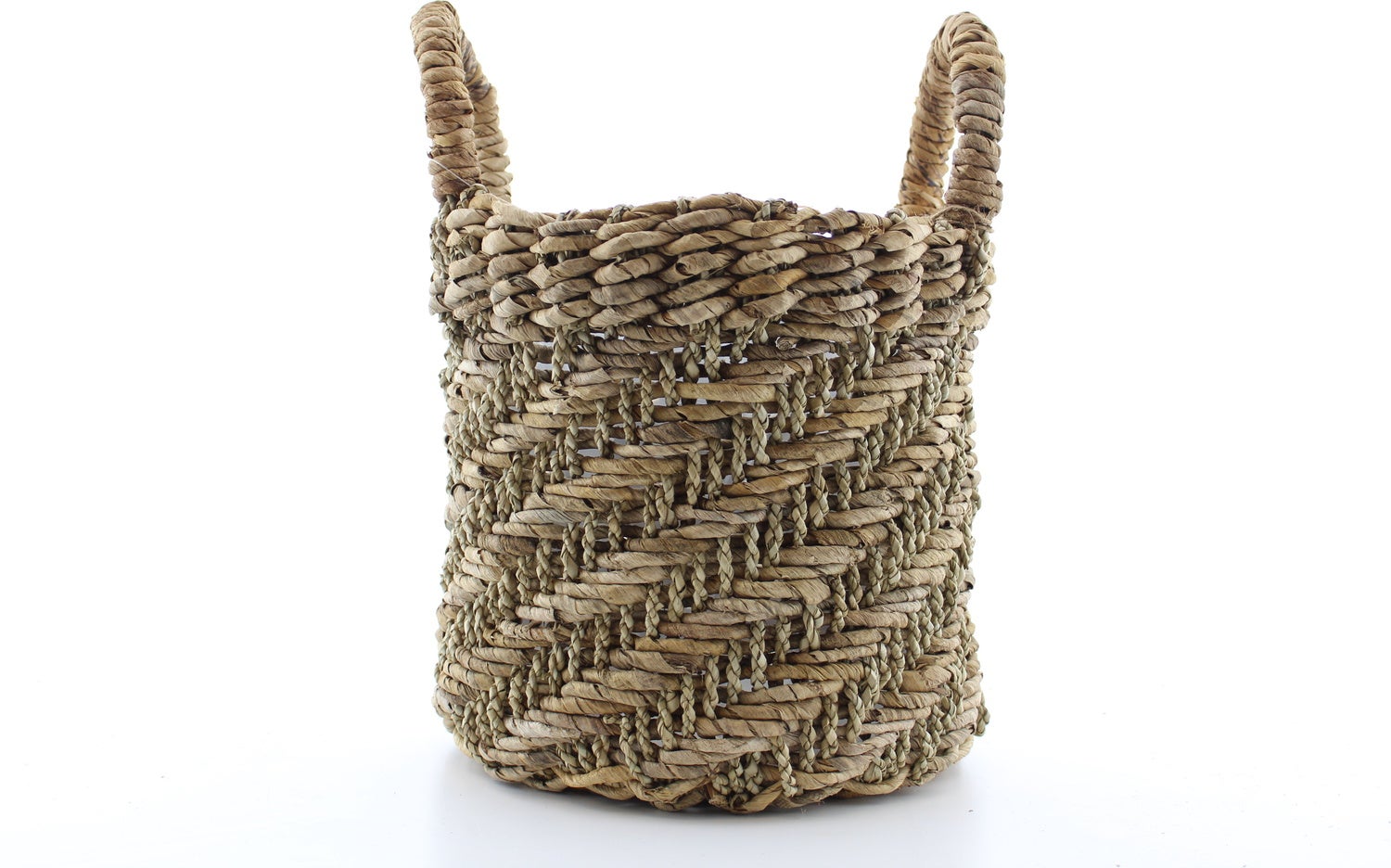 Van der Leeden plantenmand Abaca naturel D 30 H 30 cm