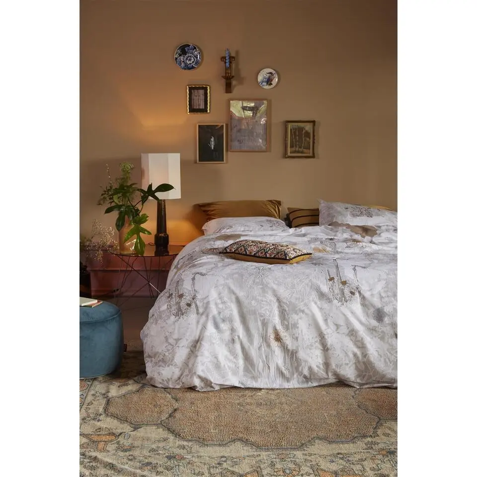 At Home by BeddingHouse Drawn dekbedovertrek - 140x200/220 - Zand