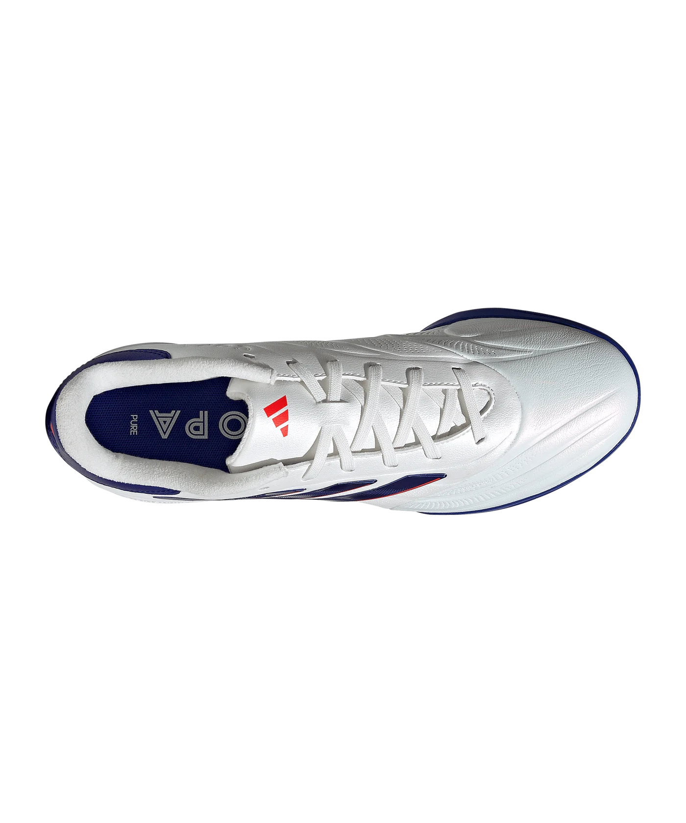 adidas COPA Pure 2 League TF Advancement Weiss Blau