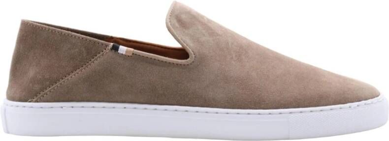 Bruin Tinten Rey Slon Loafers Instappers Heren Bruin