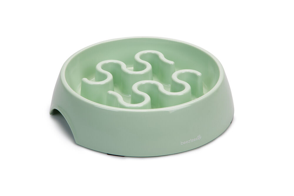 Beeztees Schrokbak Calmo - Voerbak - Mint - 25 cm