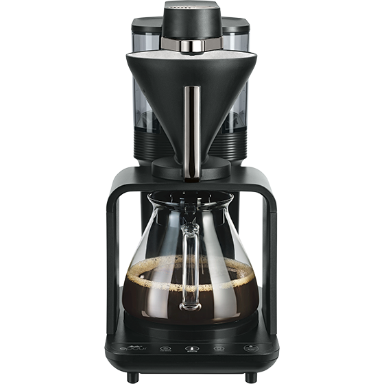epour®|Filterkaffeemaschine Schwarz-Chrom