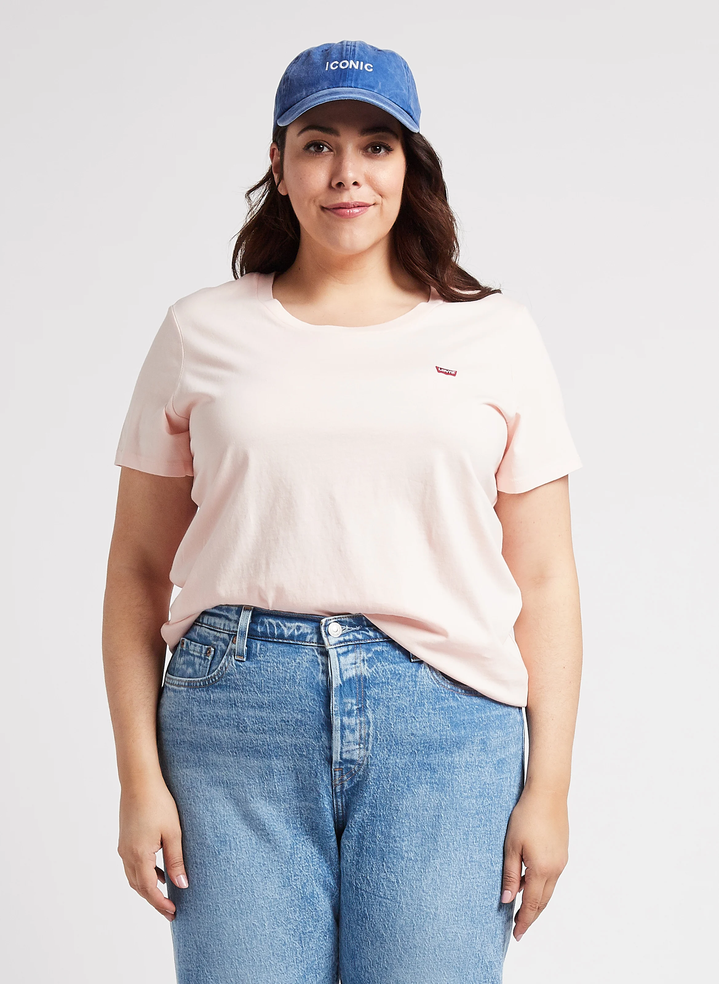 PL THE PERFECT TEE - Tee-shirt col rond en coton | Rouge